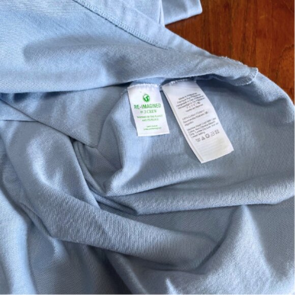 J.Crew Re-Imagined T-Shirt Midi Dress XS - Soft Blue - EUC - Picture 5 of 5